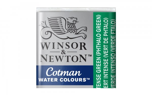 قرص آبرنگ وینزور (Winsor) سری Cotman رنگ INTENSE GREEN