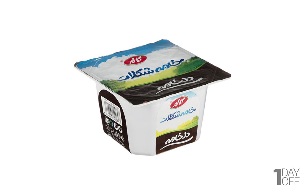 خامه شکلات دلخامه کاله مقدار 100 گرم