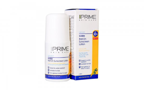 لوسیون ضد آفتاب رولی SPF50 پریم مقدار 50 میلی‌لیتر