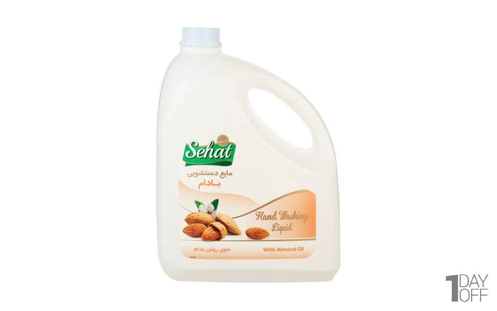 مایع دستشویی حاوی روغن بادام درختی صحت مقدار 4 لیتر
