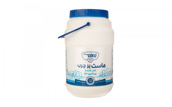 ماست پرچرب غنی شده با ویتامین D3 پگاه مقدار 2.2 کیلوگرم 