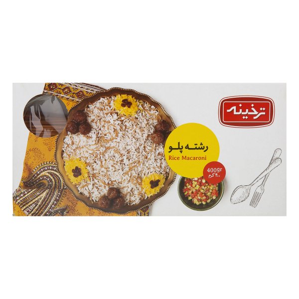 رشته پلویی ترخینه مقدار 400 گرم