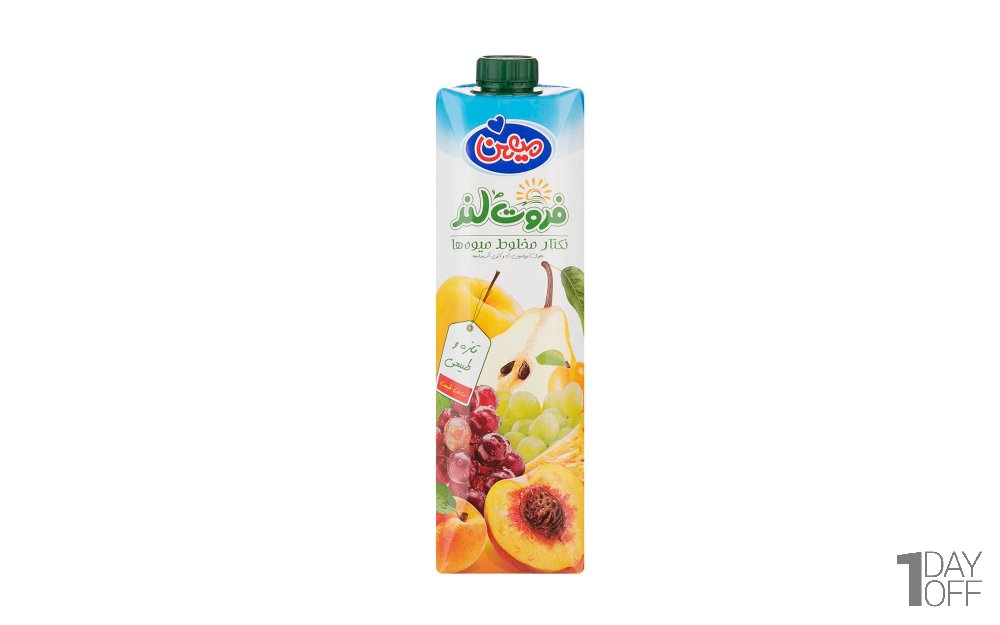 نکتار مخلوط میوه‌ها فروت‌لند میهن مقدار 1 لیتر