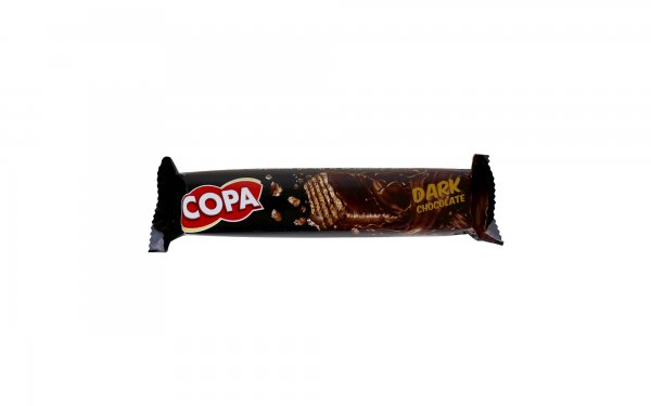 ویفر کاکائویی با روکش شکلات تلخ کوپا مقدار 40 گرم