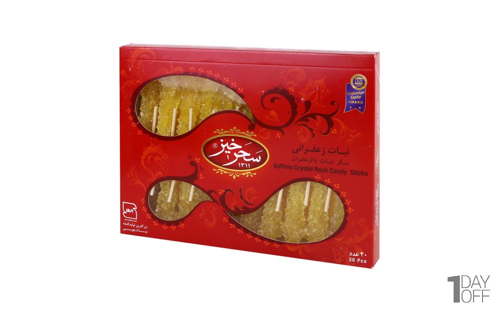 نبات زعفرانی دسته چوبی سحرخیز بسته 20 عددی