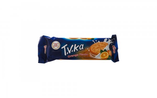 بیسکویت کرمدار با طعم پرتقال تی.وی.کا ویتانا مقدار 80 گرم