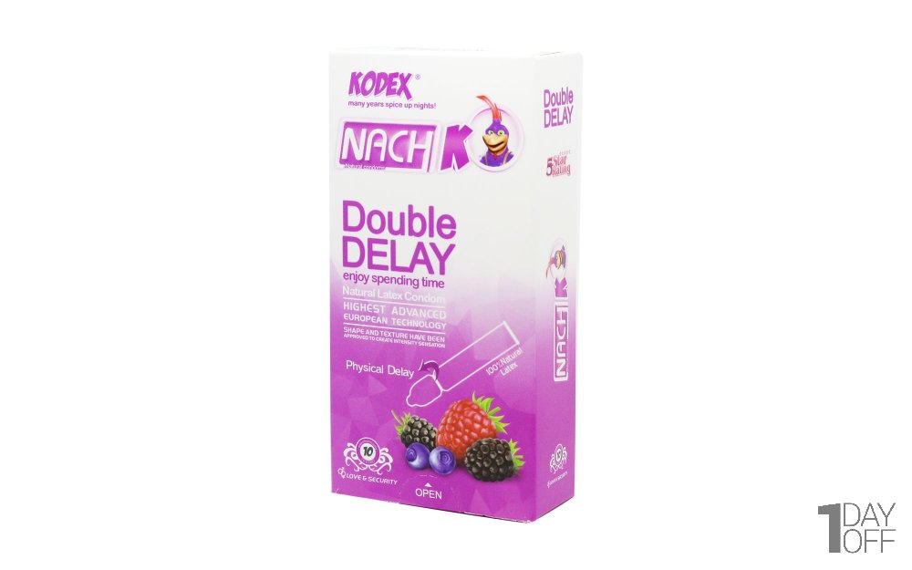 کاندوم ناچ کدکس (NachKodex) مدل Double Delay