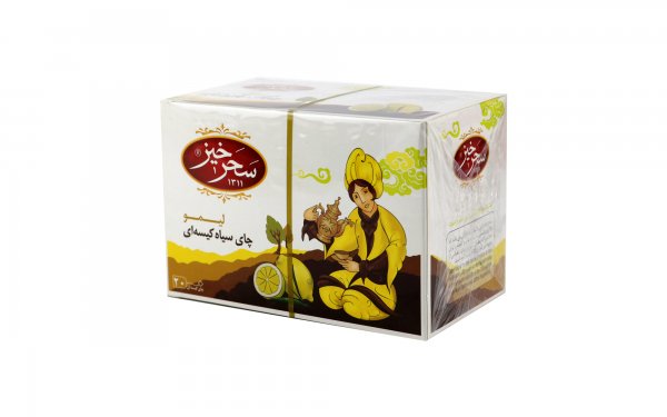 چای سیاه کیسه‌ای لیمو سحرخیز بسته 20 عددی