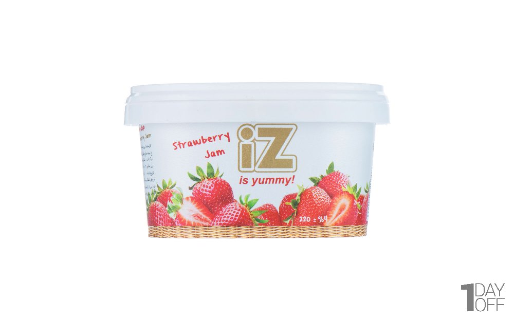 مربا توت‌فرنگی ایز مقدار 220 گرم