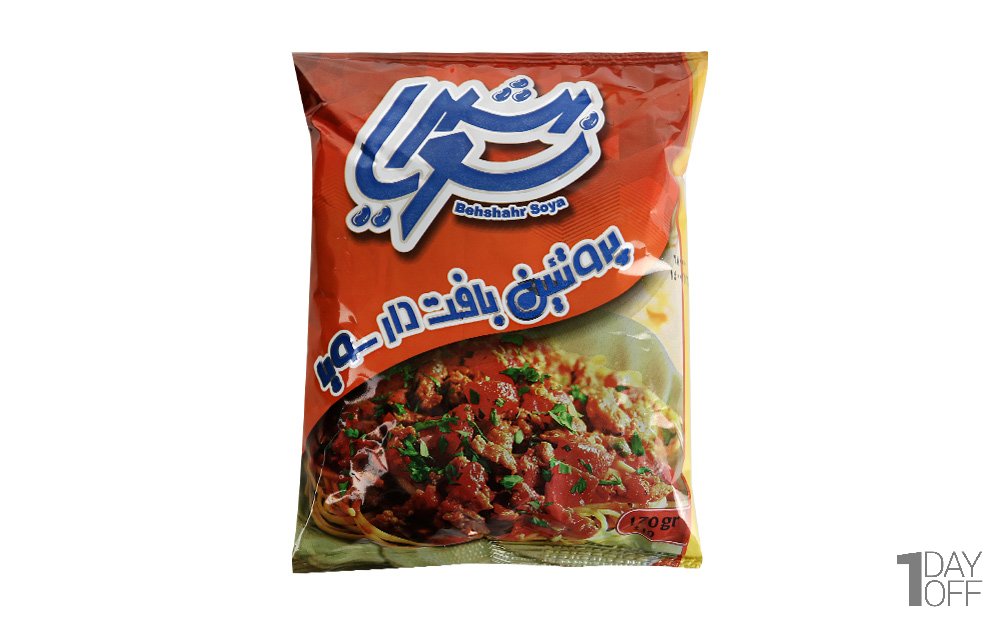پروتئین بافت‌دار سویا بهشهر مقدار 170 گرم 