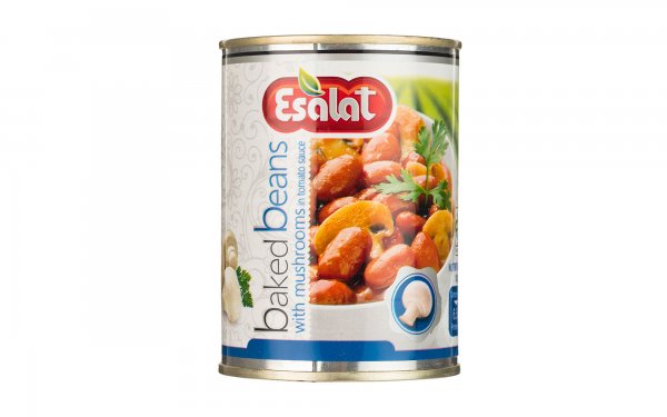 کنسرو لوبیا چیتی با قارچ اصالت مقدار 380 گرم