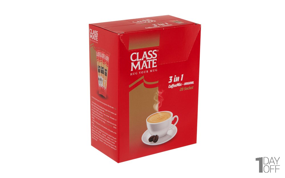 پودر قهوه فوری 3x1 کلس میت بسته 20 عددی