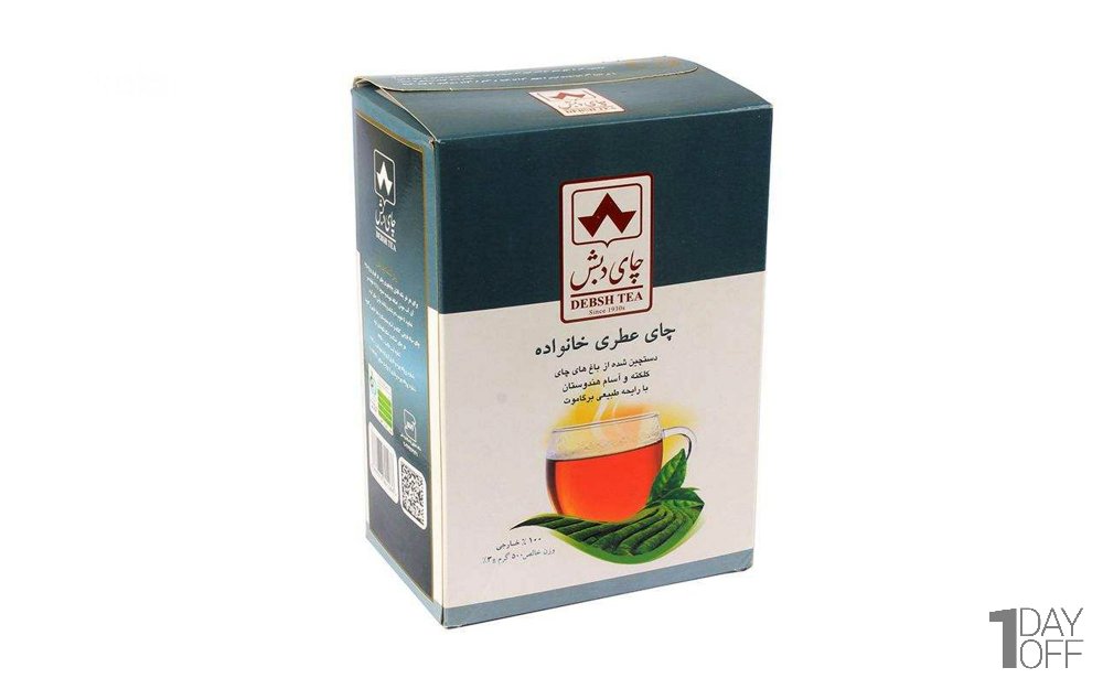 چای سیاه ارل‌گری عطری دبش مقدار 500 گرم