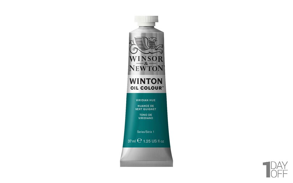 رنگ روغن وینزور (Winsor) سری Winton مقدار 200 میلی‌لیتر رنگ VIRIDIAN HUE