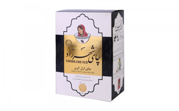 چای سیاه ارل گری مرغوب با عصاره برگاموت شهرزاد مقدار 500 گرم