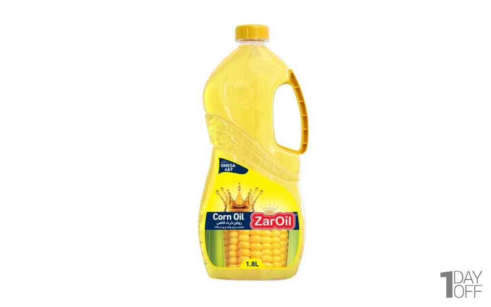 روغن جوانه ذرت زر اویل مقدار 1.8 لیتر