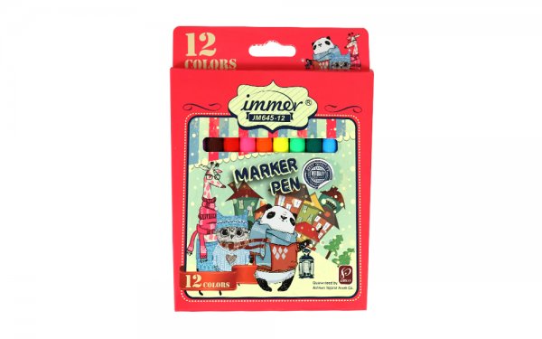 ماژیک 12 رنگ ایمر (Immer) مدل JM645 