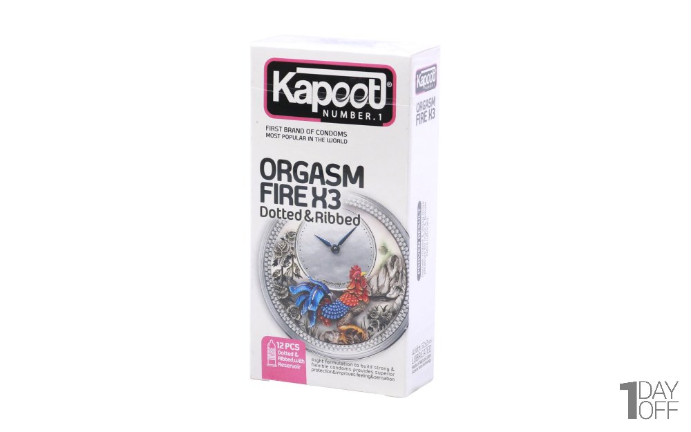 کاندوم کاپوت (kapoot) Orgasm Fire X3