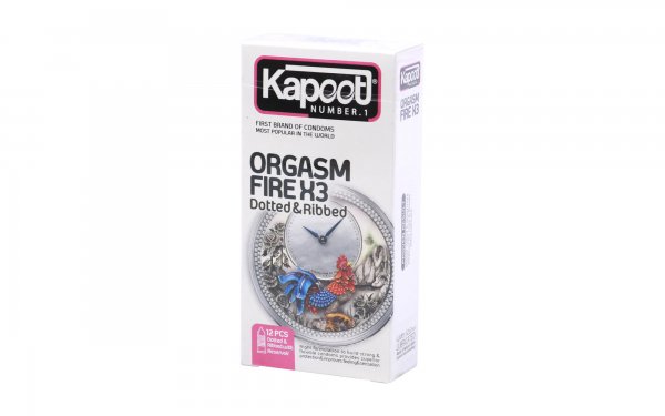کاندوم کاپوت (kapoot) Orgasm Fire X3