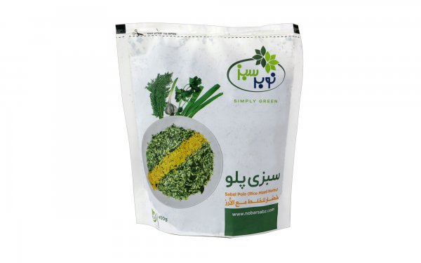 سبزی پلو منجمد نوبر سبز مقدار 400 گرم 