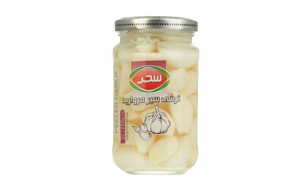 ترشی سیر مروارید سحر مقدار 250 گرم