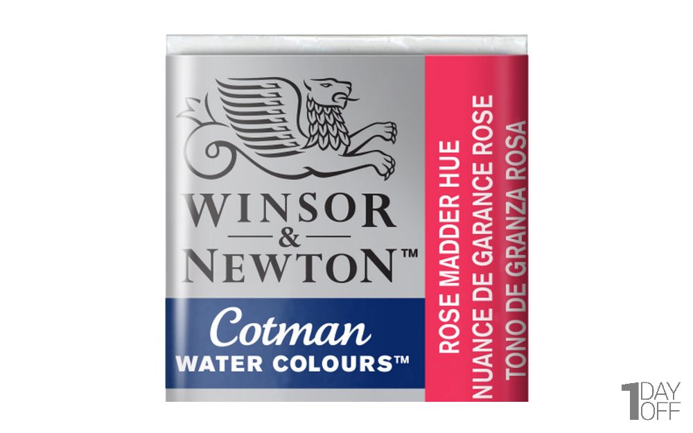 قرص آبرنگ وینزور (Winsor) سری Cotman رنگ ROSE MADDER HUE
