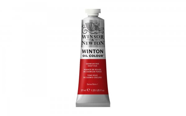 رنگ روغن وینزور (Winsor) سری Winton مقدار 200 میلی‌لیتر رنگ CADMIUM RED DEEP HUE