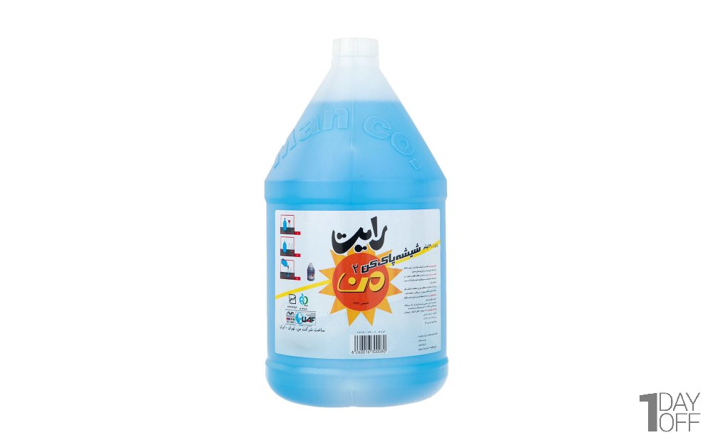 شیشه پاک‌کن رایت من مقدار 4 لیتر