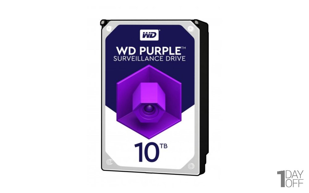 هارددیسک اینترنال وسترن دیجیتال بنفش WD102EJRX ظرفیت 10 ترابایت