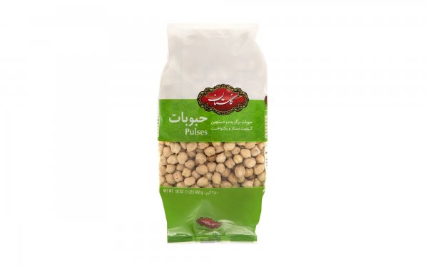نخود گلستان مقدار 450 گرم