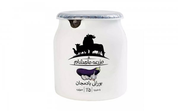 ماست بورانی بادمجان ماهشام مقدار 500 گرم