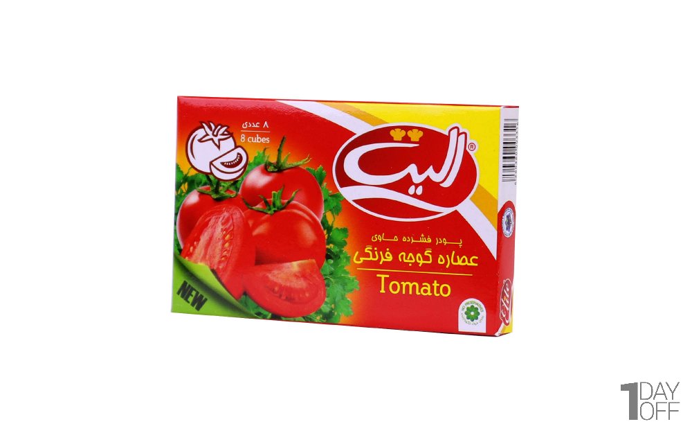 پودر فشرده با عصاره گوجه فرنگی الیت مقدار 80 گرم