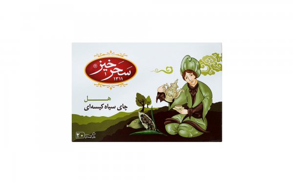 چای سیاه کیسه ای طعم هل سحرخیز