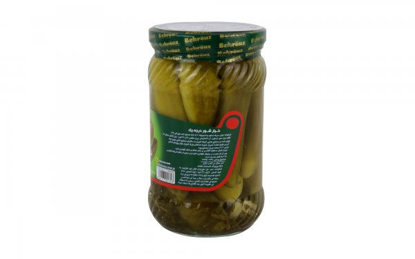 خیارشور درجه یک بهروز مقدار 660 گرم