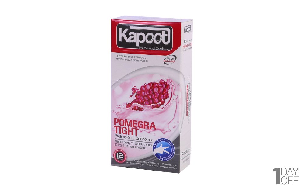 کاندوم کاپوت (Kapoot) مدل Pomegra Tight