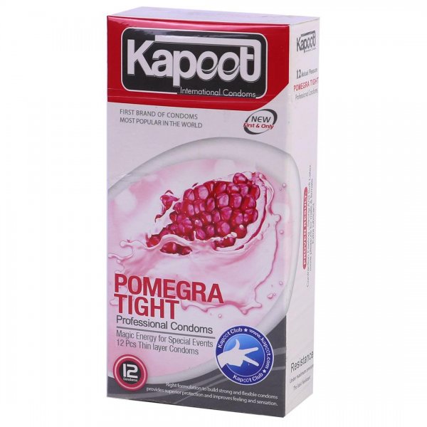 کاندوم کاپوت (Kapoot) مدل Pomegra Tight