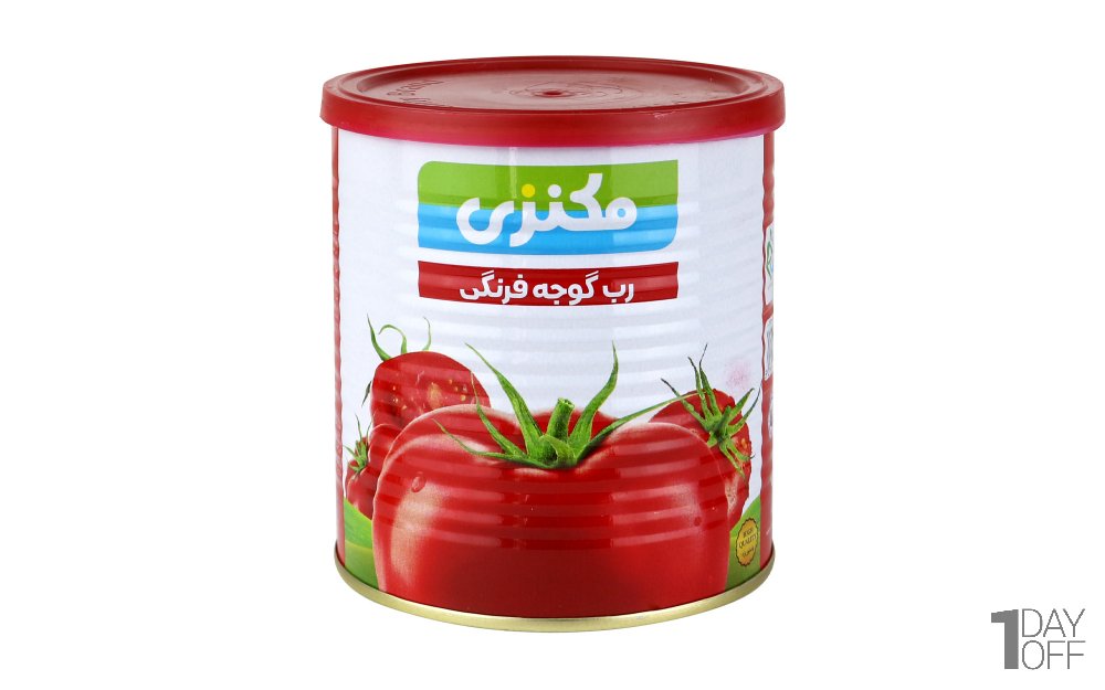 رب گوجه‌فرنگی مکنزی مقدار 800 گرم