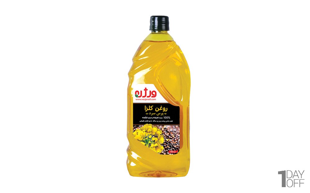 روغن کلزا فرابکر ورژن مقدار 900 میلی‌لیتر