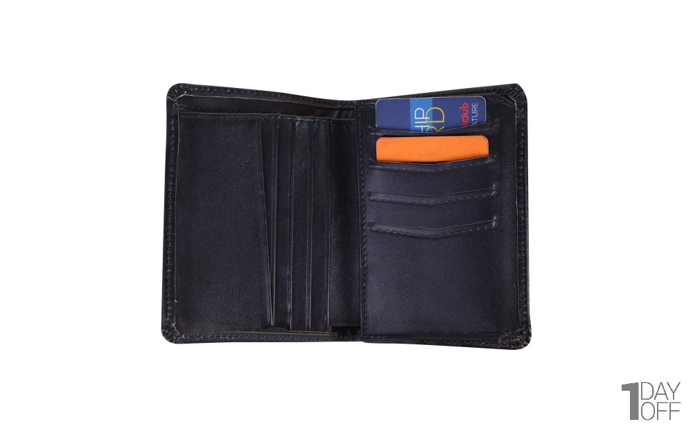 کیف پول تتیس (TETIS) رنگ مشکی کد 0020