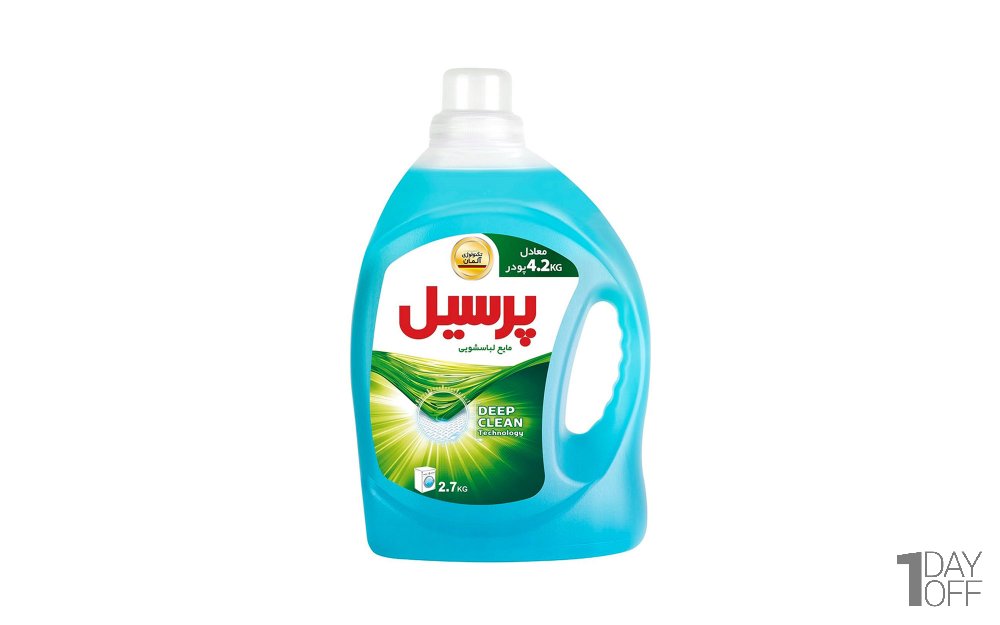 مایع لباسشویی آبی پرسیل مقدار 2.7 کیلوگرم