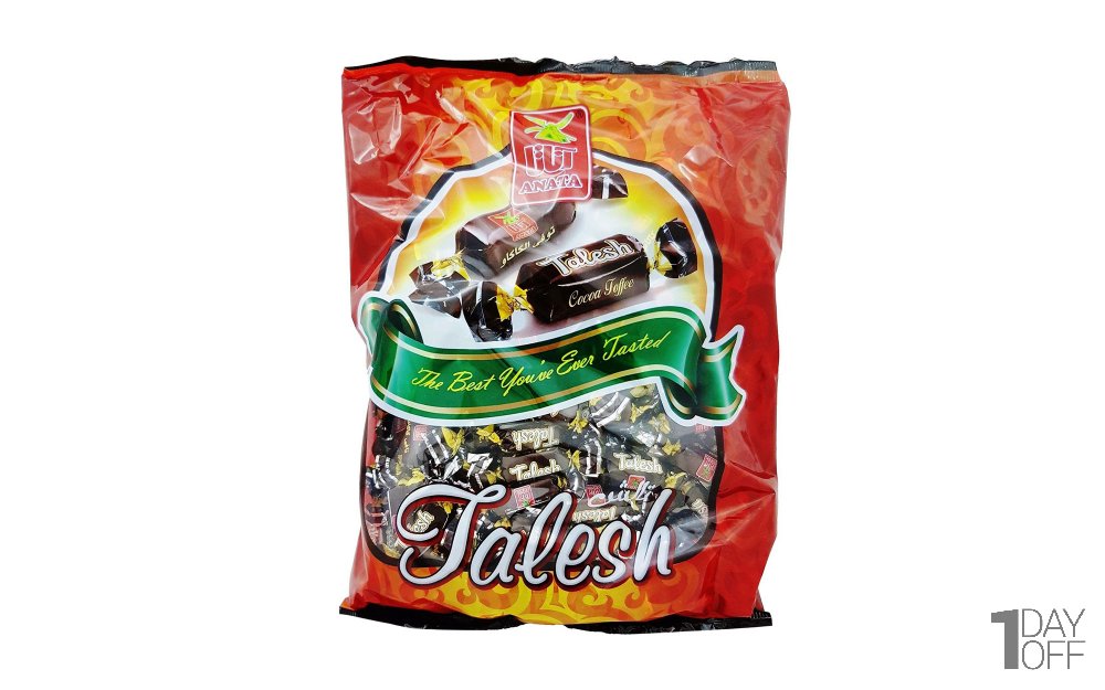 تافی کاکائویی مدل Talesh آناتا مقدار 960 گرم