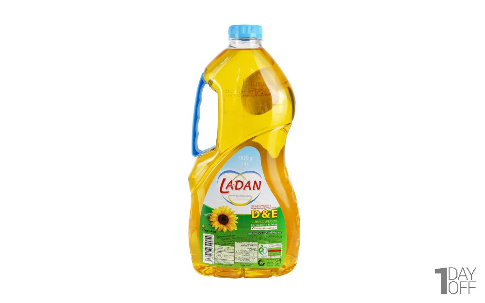 روغن مایع آفتاب‌گردان لادن مقدار 1.8 لیتر