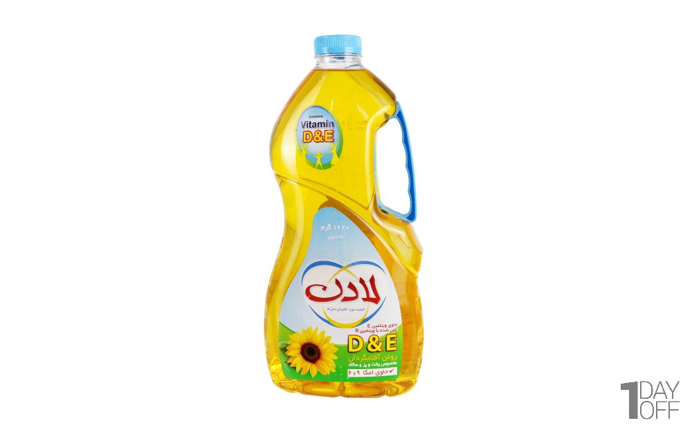 روغن مایع آفتاب‌گردان لادن مقدار 1.8 لیتر