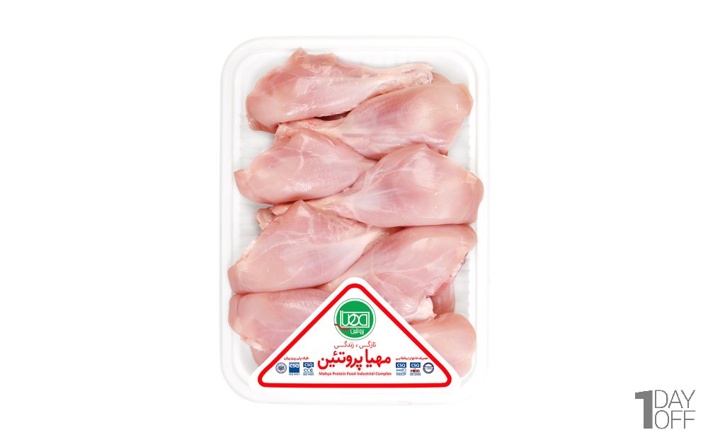 ساق بدون پوست ساده مرغ مهیاپروتئین مقدار 1800 گرم