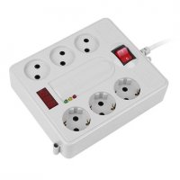 محافظ 6 راهی دیجیتال پارت الکتریک مدل Home Appliances با کابل 1.8 متر