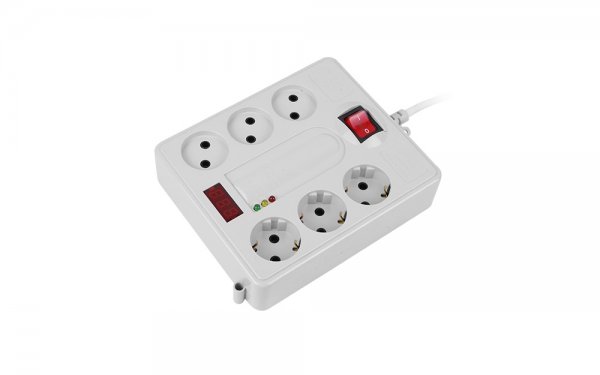 محافظ 6 راهی دیجیتال پارت الکتریک مدل Home Appliances با کابل 1.8 متر