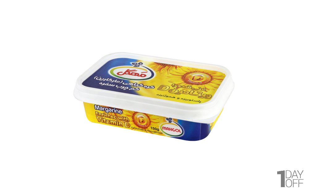 کره گیاهی (مارگارین) کم‌چرب مهگل مقدار 150 گرم