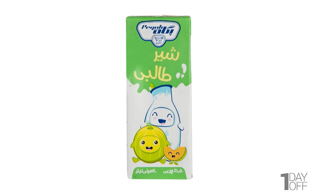 شیر طالبی پگاه مقدار 200 میلی‌لیتر 