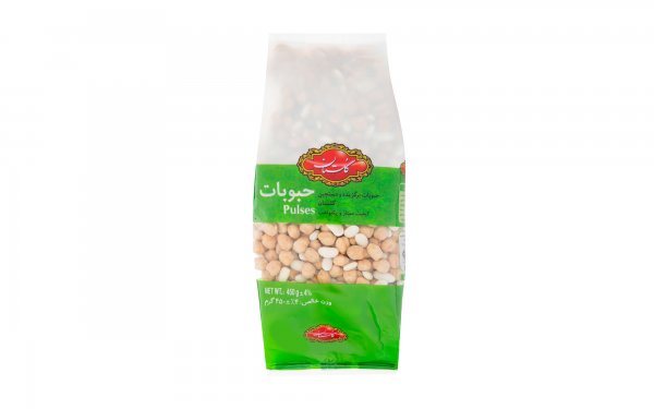 نخود و لوبیا گلستان مقدار 450 گرم