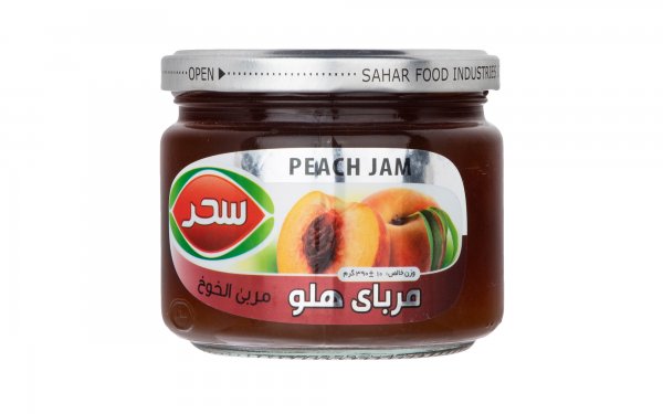 مربا هلو سحر مقدار 390 گرم 